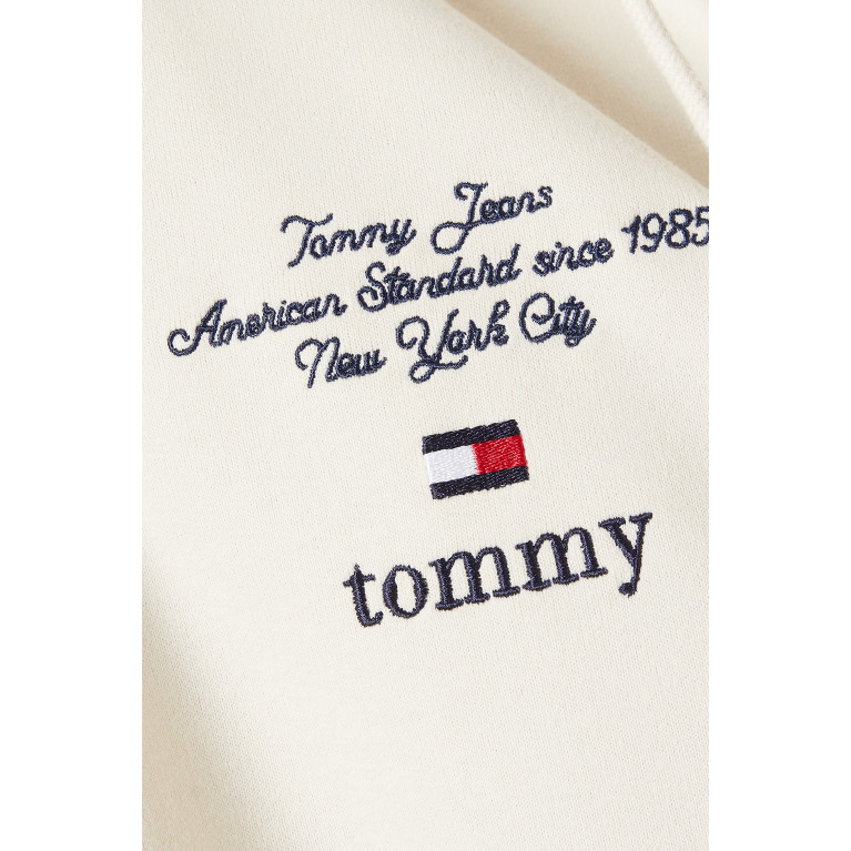 Tommy Jeans - Appliqué Hoodie in Cotton Blend
