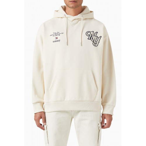 Tommy Jeans - Appliqué Hoodie in Cotton Blend