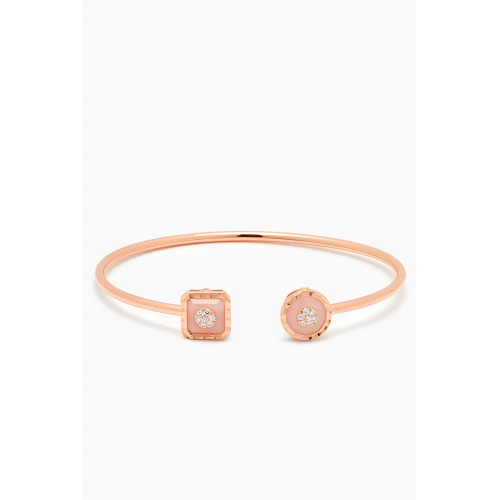 Korloff - Saint-Petersbourg Diamond Bangle in 18kt Rose Gold Pink