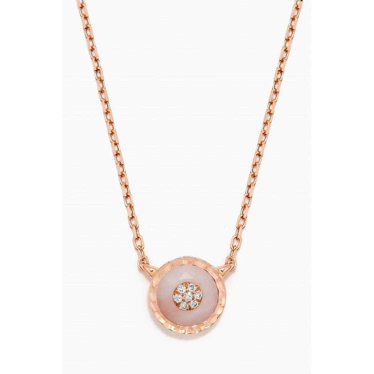 Korloff - Saint-Petersbourg Diamond Necklace in 18kt Rose Gold Pink