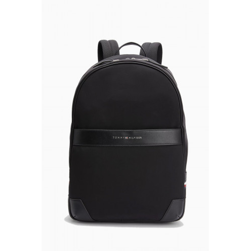 Tommy Hilfiger - Logo Urban Backpack in Nylon Black