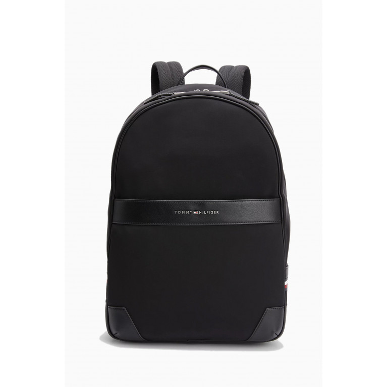Tommy Hilfiger - Logo Urban Backpack in Nylon Black