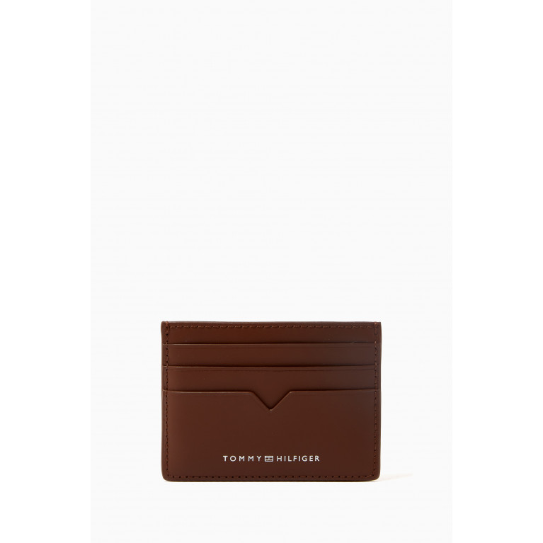 Tommy Hilfiger - Modern Card Holder in Leather Brown