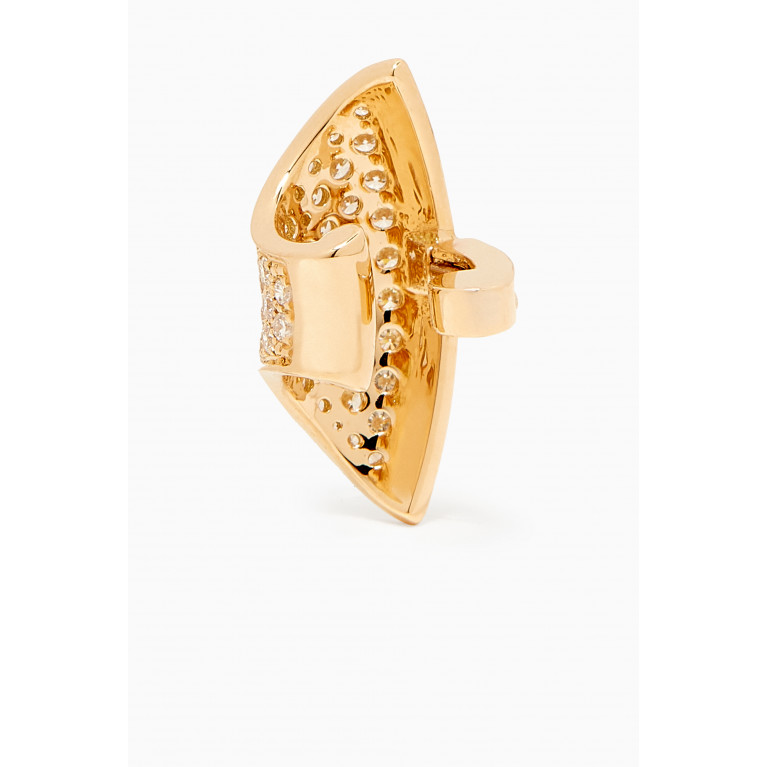 Savolinna - Ergo Diamond Ear Cuff in 18kt Yellow Gold