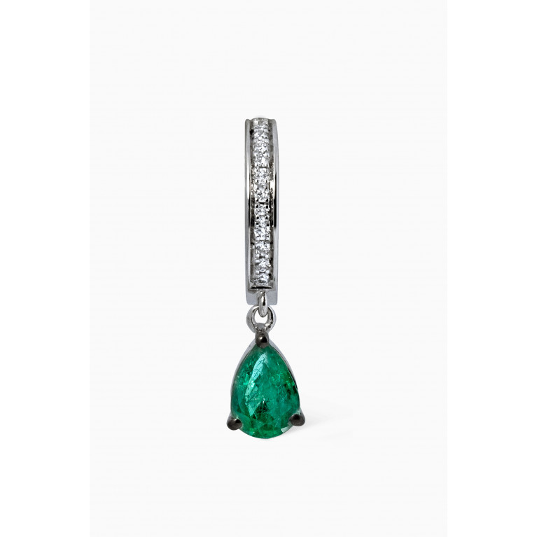 Savolinna - Linette Piorra Emerald Diamond Ear Cuff in 18kt Gold