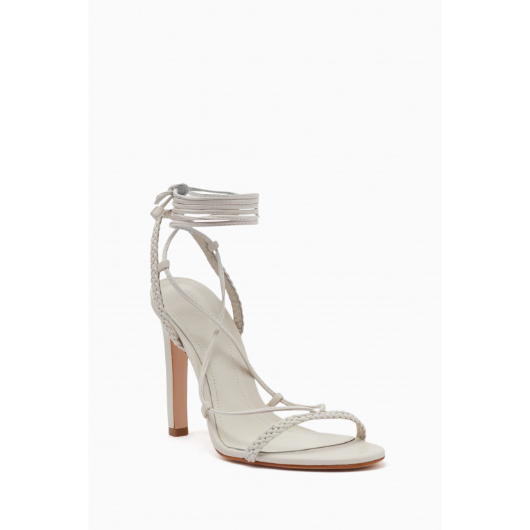 Schutz - Maxima 115 Lace-up Sandals in Leather