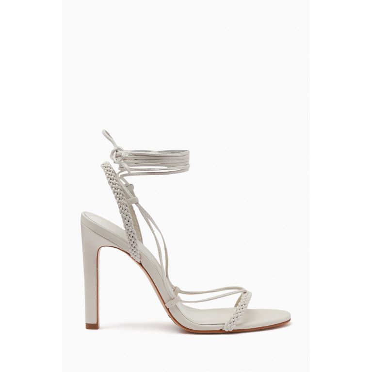 Schutz - Maxima 115 Lace-up Sandals in Leather