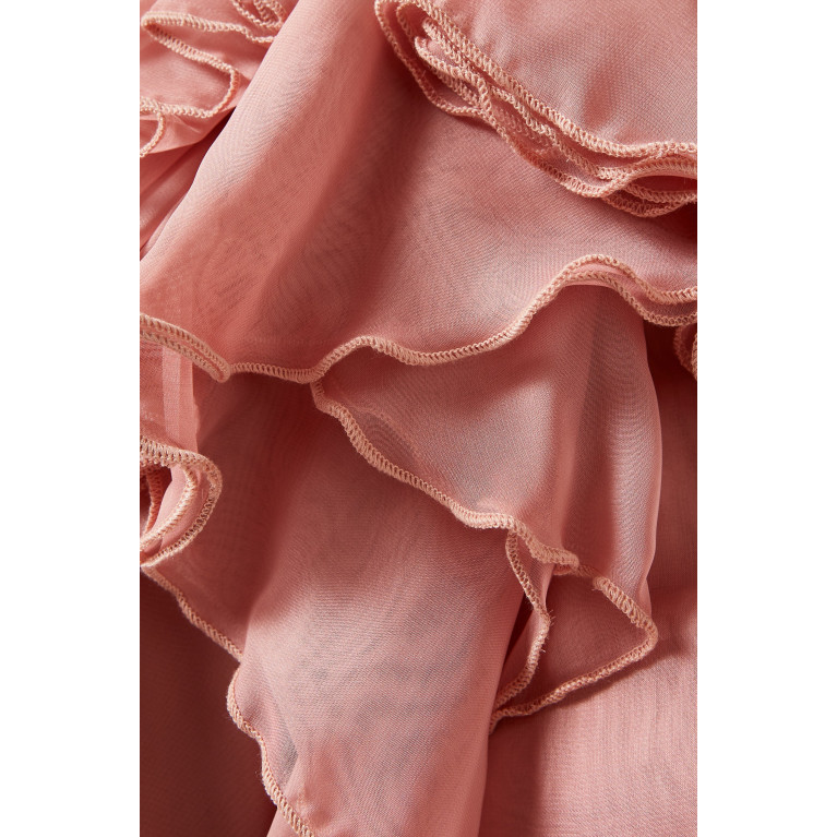 Amri - Layered Midi Dress Pink