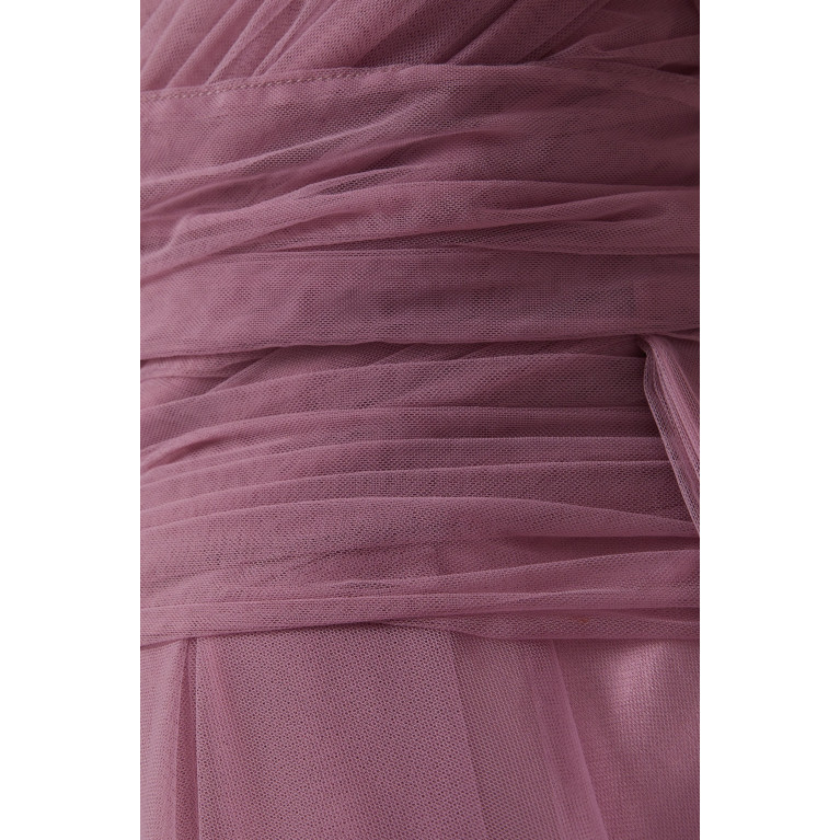 Amri - Draped Maxi Dress Pink