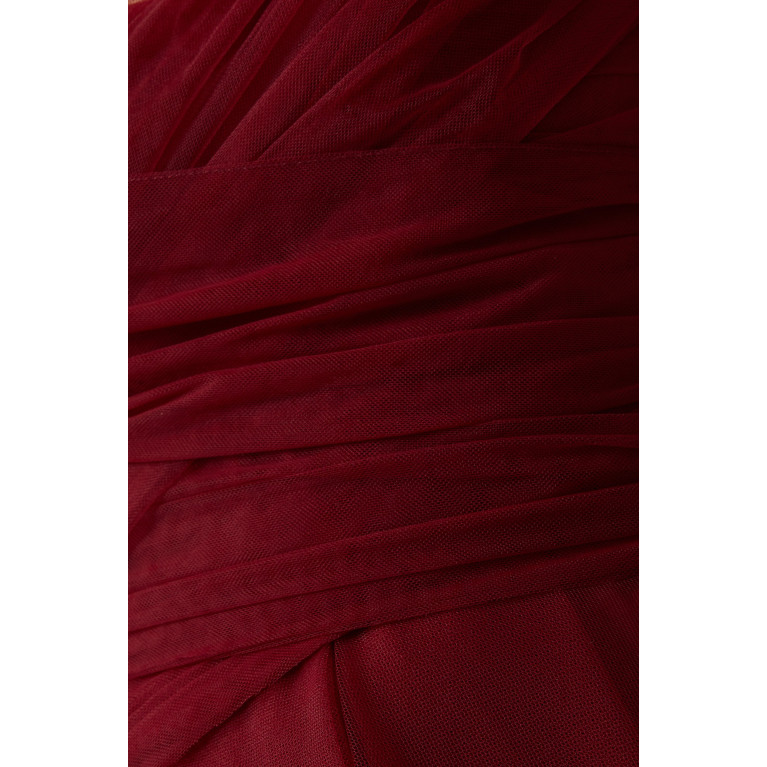 Amri - Draped Maxi Dress Red