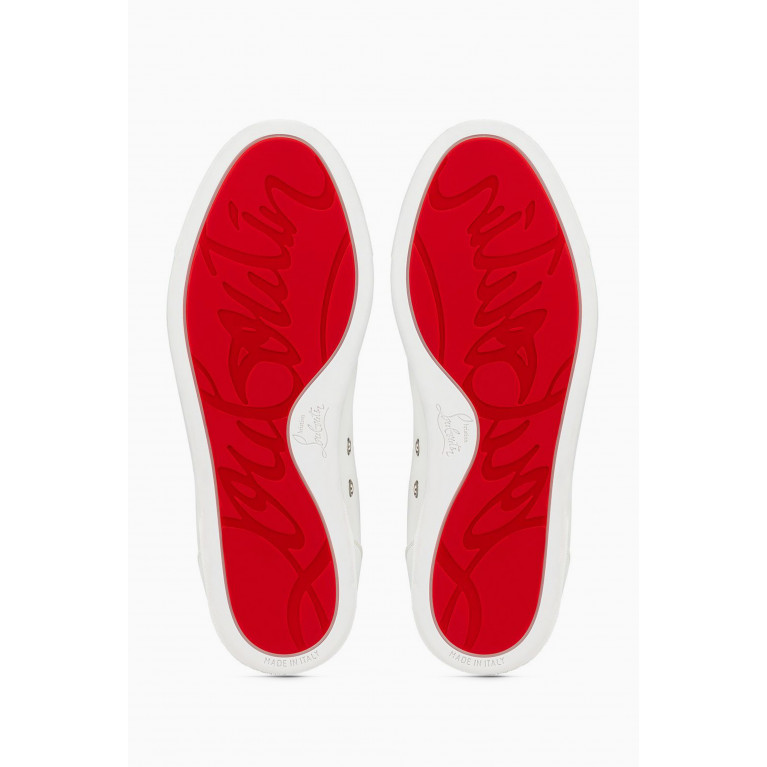 Christian Louboutin - F.A.V Fique A Vontade Mid Cut Sneakers in Calf Leather