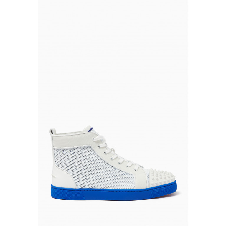 Christian Louboutin - Lou Spikes Sneakers in Mesh & Leather