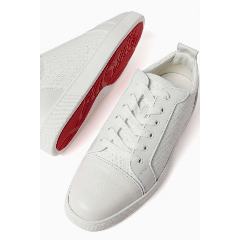 Christian Louboutin - Louis Junior Sneakers in in Rombo Max & Grainy Leather