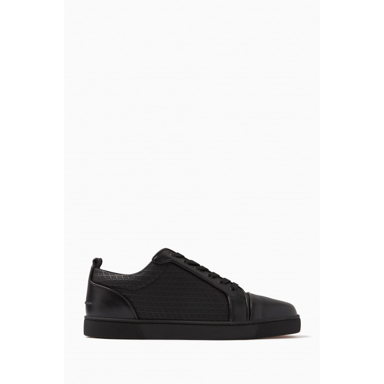 Christian Louboutin - Louis Junior Sneakers in in Rombo Max & Grainy Leather