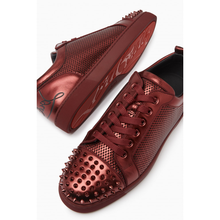 Christian Louboutin - Louis Junior Spikes in Nappa Leather
