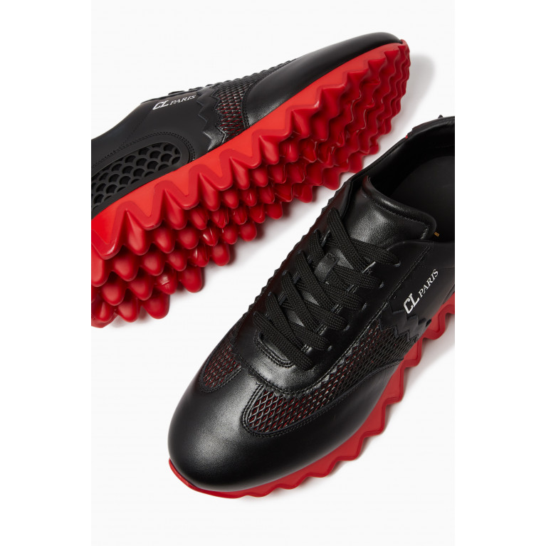 Christian Louboutin - Loubishark Sneakers in Mesh & Leather