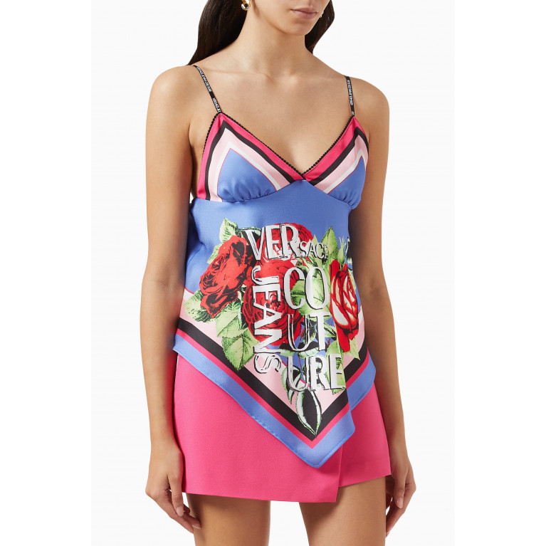 Versace Jeans Couture - Rose Top in Satin