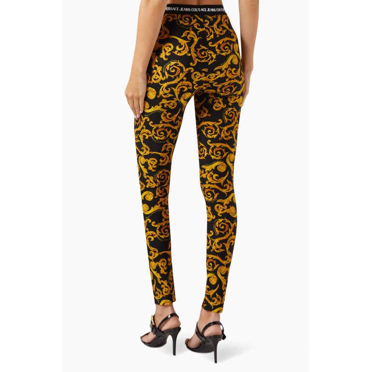 Versace Jeans Couture - Logo Couture Leggings in Nylon-blend