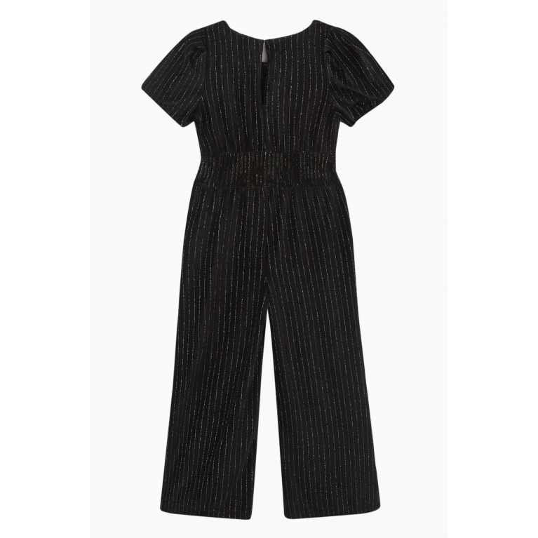 Habitual - Tucked Velour Jumpsuit in Polyester