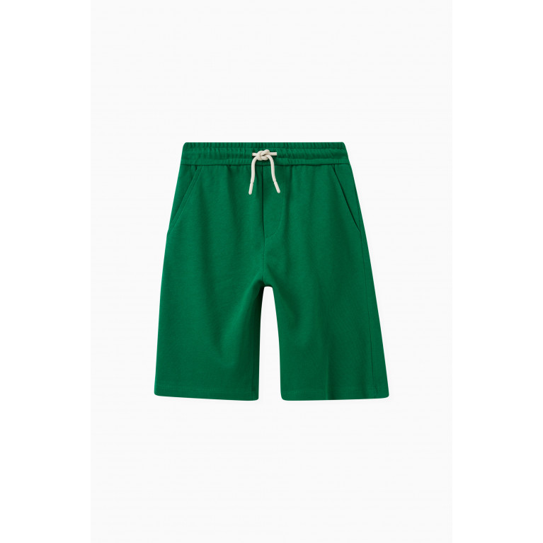 Emporio Armani - Explorer Logo Shorts in Cotton Green