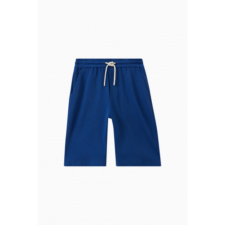 Emporio Armani - Explorer Logo Shorts in Cotton Blue