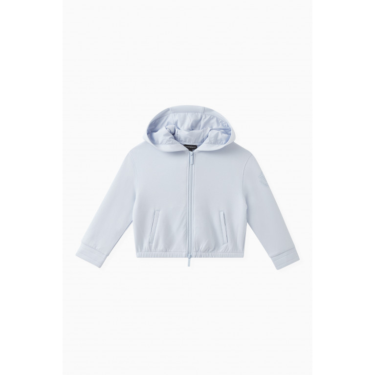 Emporio Armani - Zip-up Hoodie Jacket in Cotton