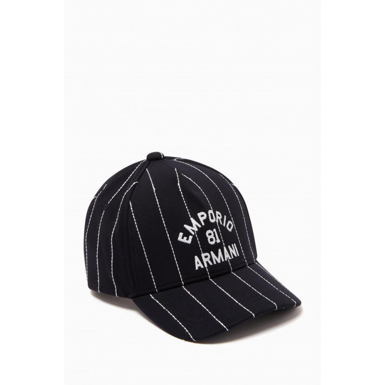 Emporio Armani - Logo Stripes Baseball Hat
