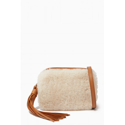 Serapian - Mini Bag in Shearling & Leather
