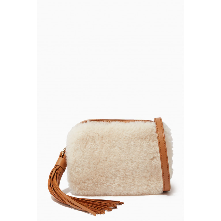 Serapian - Mini Bag in Shearling & Leather