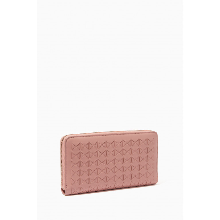 Serapian - Zip-around Wallet in Mosaico Pink