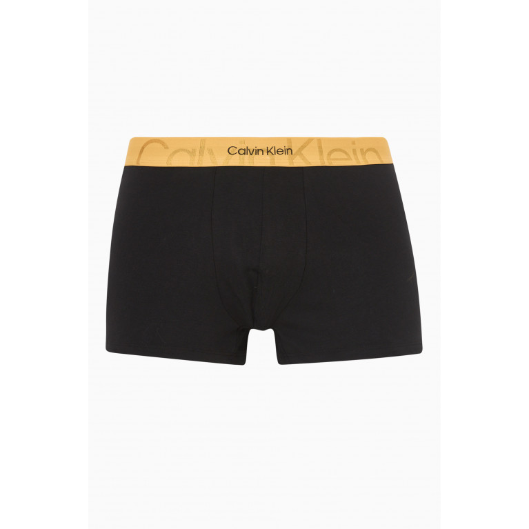 Calvin Klein - Embossed Icon Trunks in Cotton