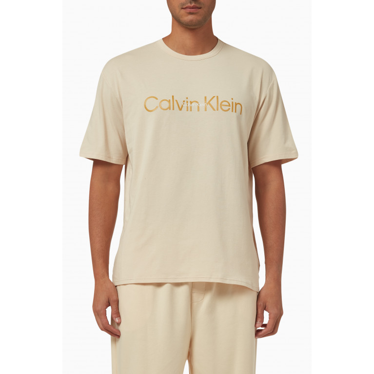 Calvin Klein - Embossed Icon Logo T-shirt in Cotton-blend