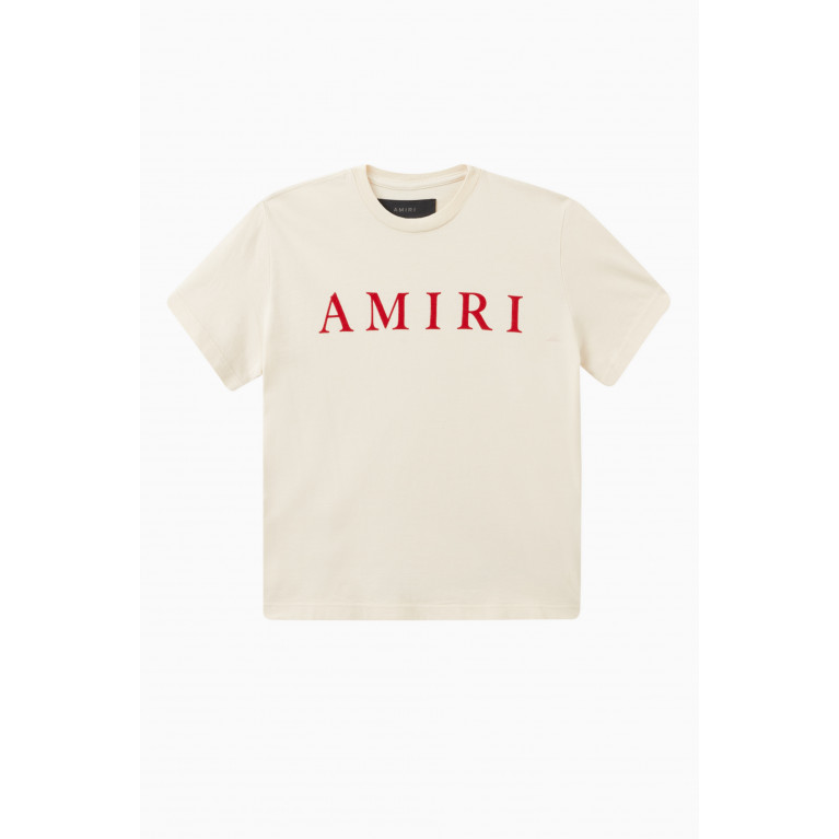 Amiri - Logo T-shirt in Cotton Neutral