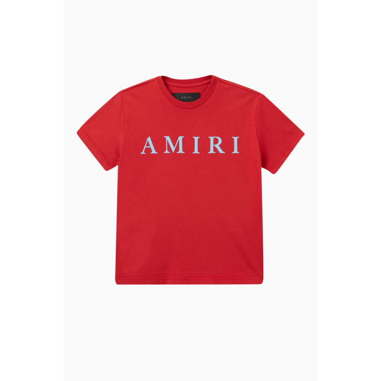 Amiri - Logo T-shirt in Cotton Red