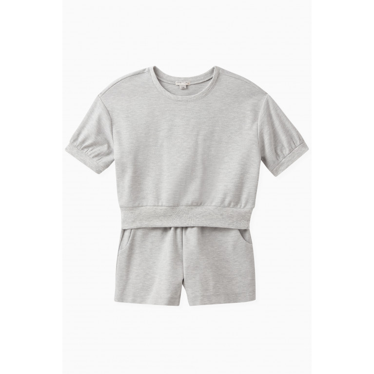 Habitual - Ponte Top and Shorts, Set of Two