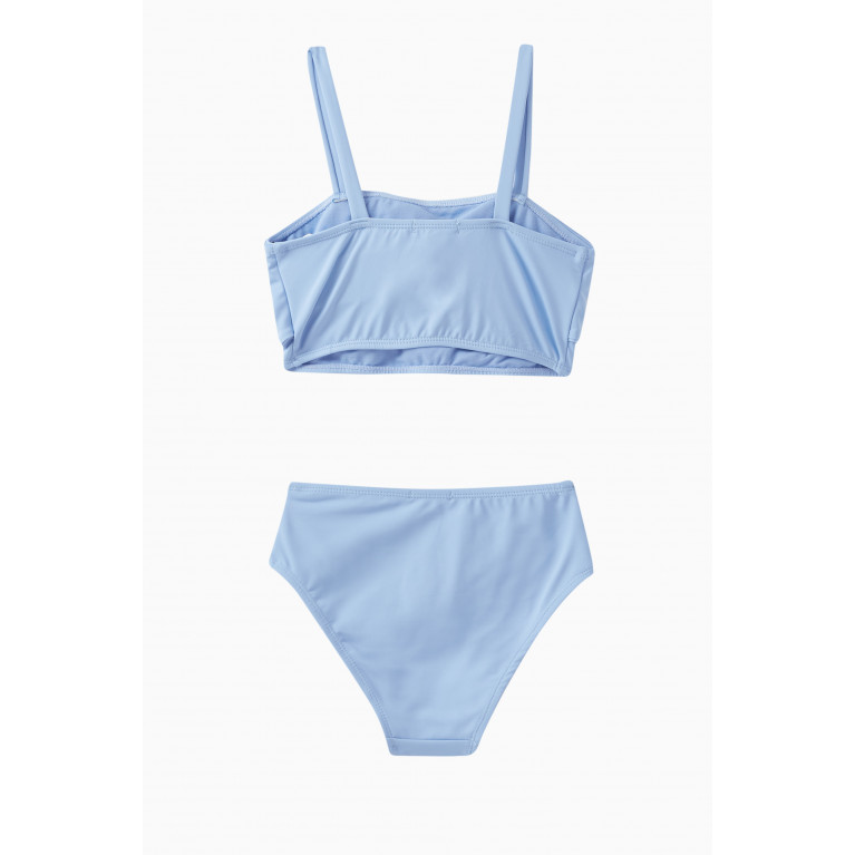 Habitual - Habitual - Beach Hut Bikini Set in Technical Fabric Blue