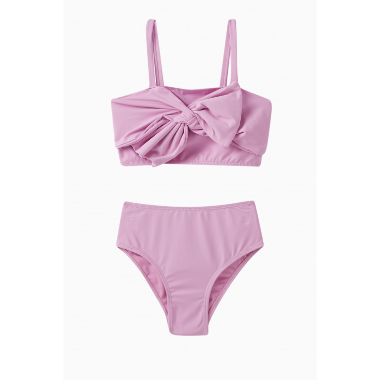 Habitual - Habitual - Beach Hut Bikini Set in Technical Fabric Pink