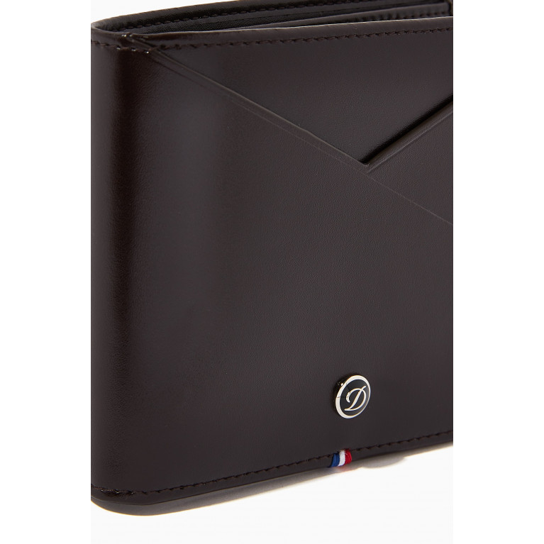 S. T. Dupont - Line D Capsule 8 Card Billfold Wallet in Leather