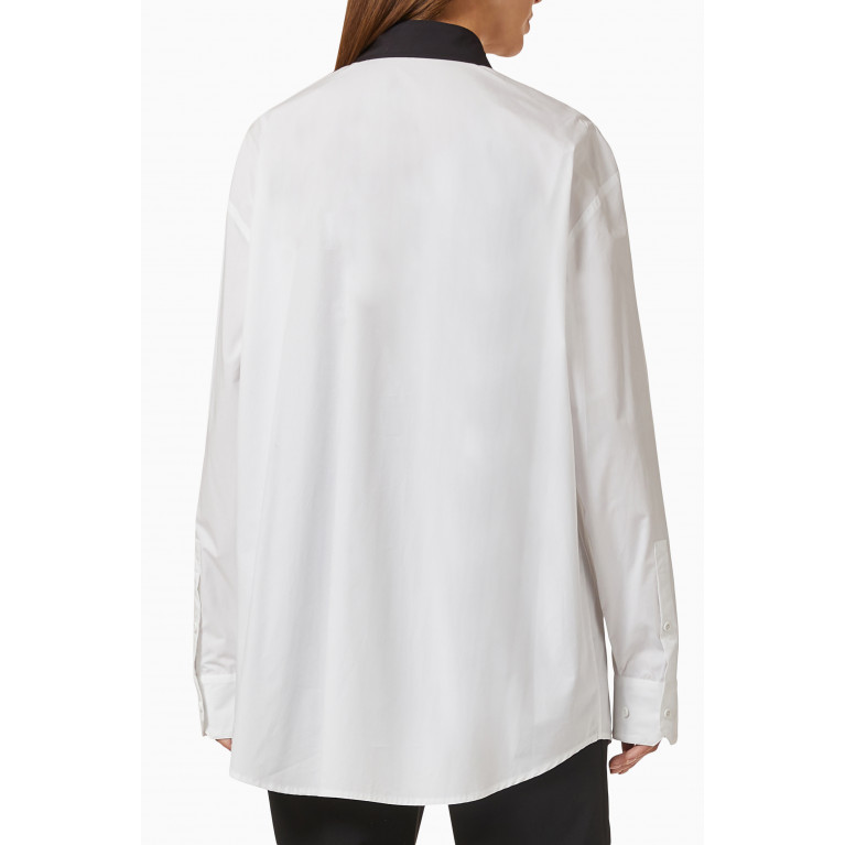 Karl Lagerfeld - x Cara Delevingne Detachable-collar Shirt in Organic Cotton