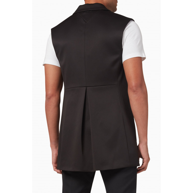 Karl Lagerfeld - x Cara Delevingne Tuxedo Gilet in Recycled Fabric
