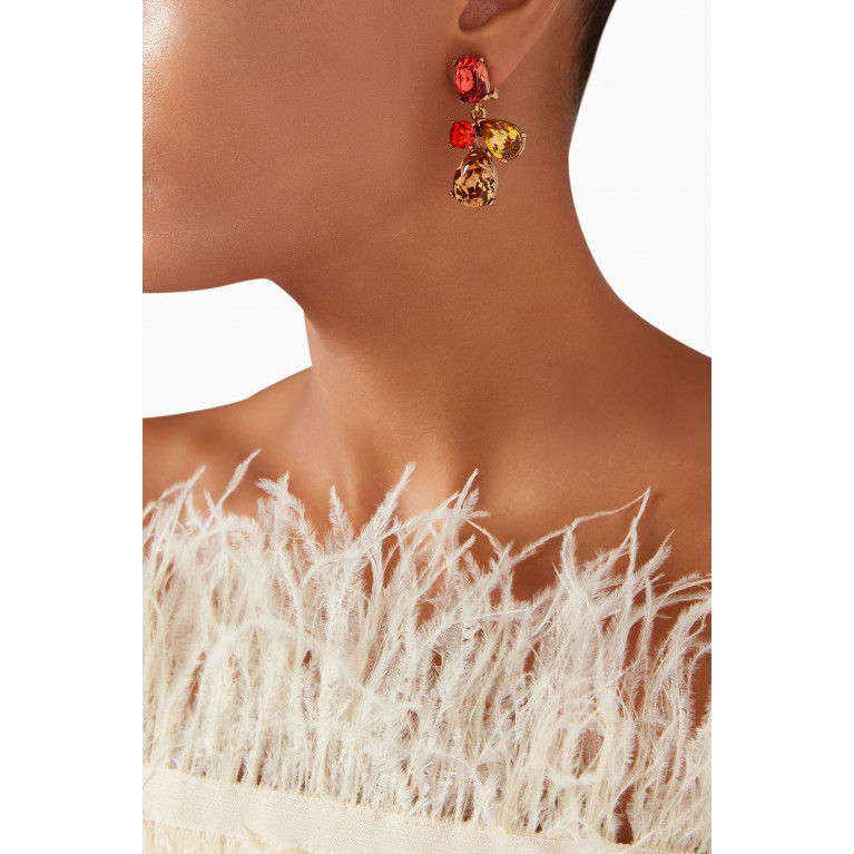 Oscar de la Renta - Carryover Candydrop Earrings in Brass Multicolour