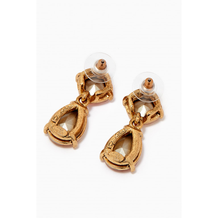 Oscar de la Renta - Small Gallery Earrings in Brass