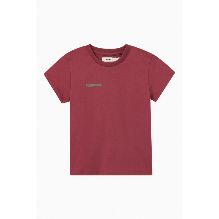 Pangaia - ONE WORLD CAPSULE 365 Organic Cotton T-Shirt - Portugal Red