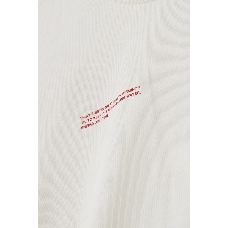 Pangaia - ONE WORLD CAPSULE 365 Organic Cotton T-Shirt - England Neutral
