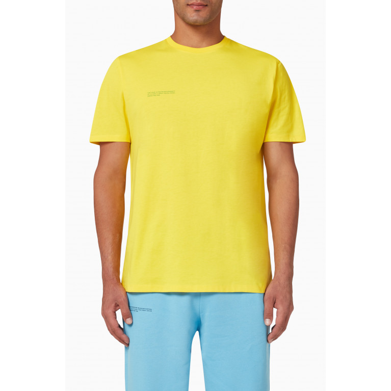 Pangaia - ONE WORLD CAPSULE 365 Organic Cotton T-Shirt - Brazil Saffron Yellow