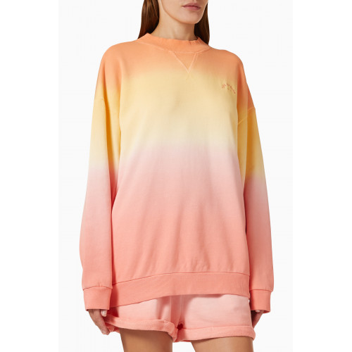 The Upside - Canyon Supernova Crewneck Sweatshirt in Organic Fleece Multicolour