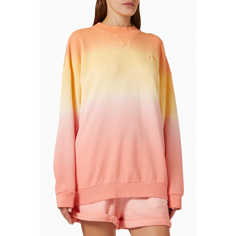 The Upside - Canyon Supernova Crewneck Sweatshirt in Organic Fleece Multicolour