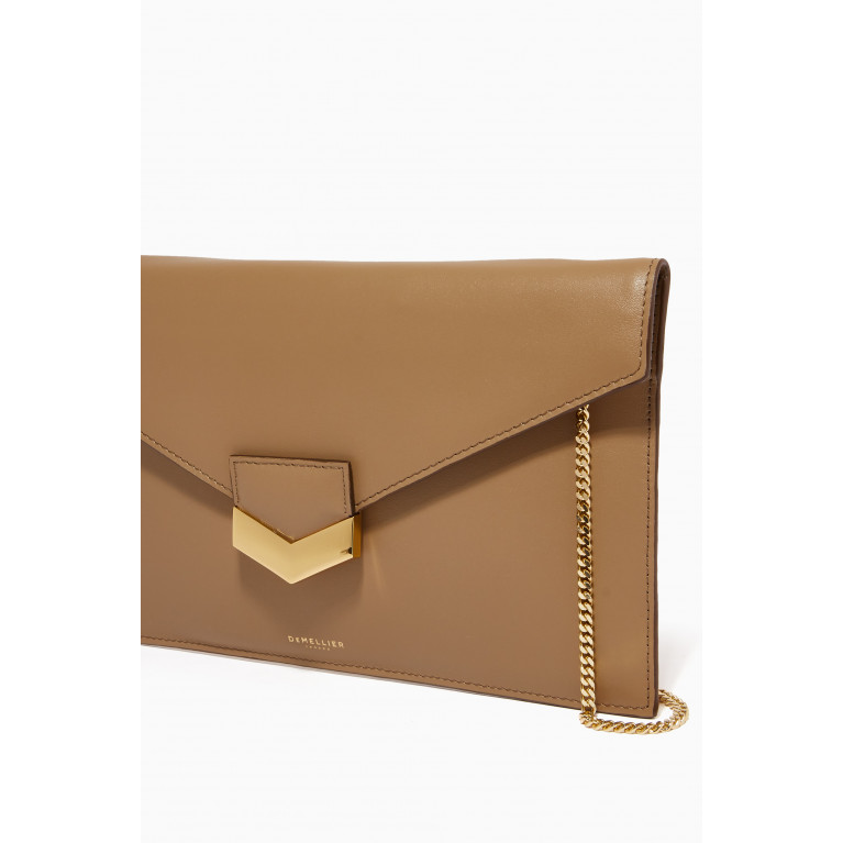 Demellier - London Clutch in Smooth Leather