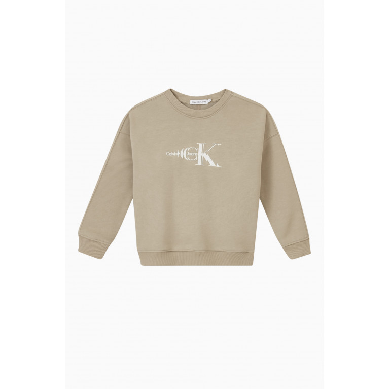 Calvin Klein - Logo Sweatshirt in Cotton