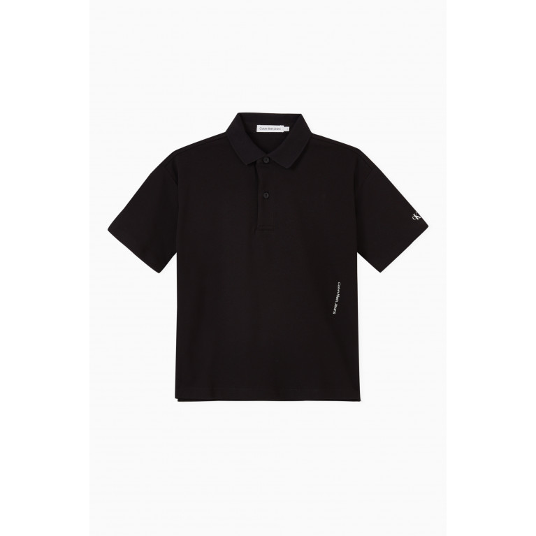 Calvin Klein - Logo Polo Shirt in Cotton